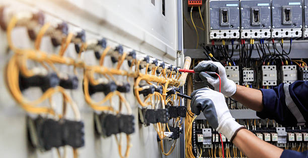 Professional Electrician technician working in Pflugerville, TX